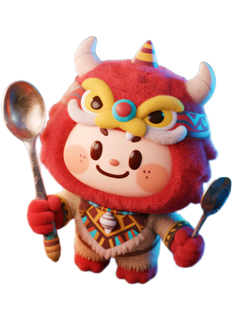 Rainbow Bububu Character